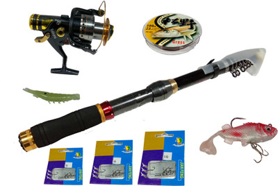 

Guru Kripa FISHING SET COMPLETELY -45N FISHING -360 45 Grey Fishing Rod(332 cm, 0.368, Grey)