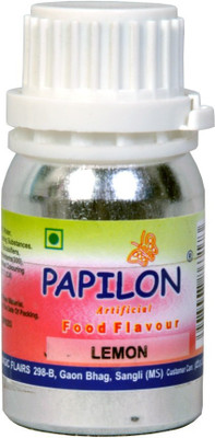 

Papilon Concentrated Artificial Food Flavour, LEMON 50 ml Lemon Liquid Food Essence(50 ml)