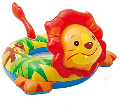 

BE YOU OWN LABEL ANIMAL FIGURE SWIM RING POOL FOR KIDS Inflatable Pool Accessory(Multicolor)