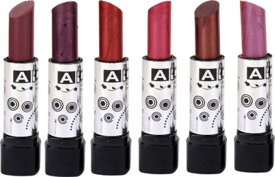 

ADC Best new waterproof solid matte lipstick set of 6 multi color ISO Certified ( dd)(Multicolor, 3.5 ml)
