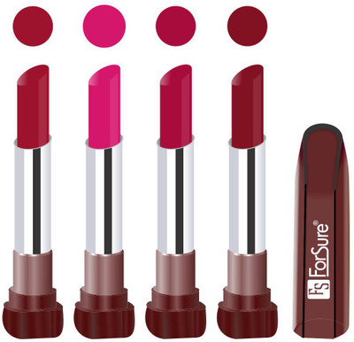 

forsure American Matte Lipstick Multi color Combo No-3 (Set Of 4 pcs)(Multicolor, 16 g)