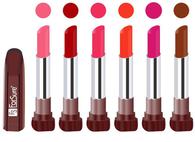 

Forsure Matte Lipstick Multi color Combo No-28 (Set Of 6 pcs)(Multicolor)