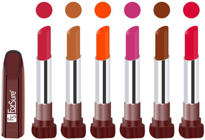 

Forsure Matte Lipstick Multi color Combo No-38 (Set Of 6 pcs)(Multicolor, 24 g)