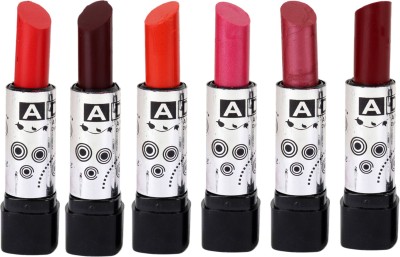 

ADC Best new waterproof solid matte lipstick set of 6 multi color ISO Certified ( bb)(Multicolor)