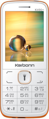 Karbonn K490+(White & Orange)