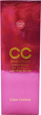 

Cathy Doll CC Body Cream Speed White SPF 30 PA+++ Color Control - 128ml (4.32oz)(128 ml)