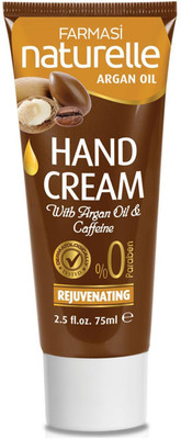 

Farmasi Naturelle Argan Oil Hand Cream, Argan Oil & Caffeine, Rejuvenating - 75ml (2.5oz)(75 ml)