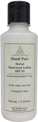

Khadi Pure Herbal Sunscreen Lotion (SPF 30)(210 ml)