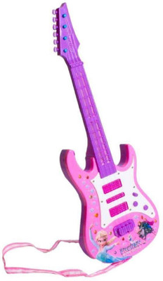 

Amazia Battery Operated Music And Lights Rock Band Guitar For Kidz.(Pink)