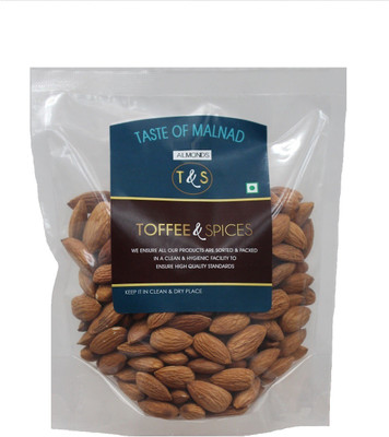 

toffee and spices Fine Bulk Almonds(500 g, Pouch)