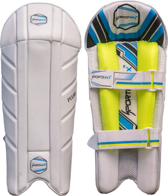 

Sportonixx | PULSE | MEN | YOUTH | Light Weight Men's (39 - 43 cm) Wicket Keeping Pad(White, Right hand, Left hand)