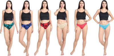 35% OFF on NOHUNT Women Hipster Multicolor Panty(Pack of 6) on
