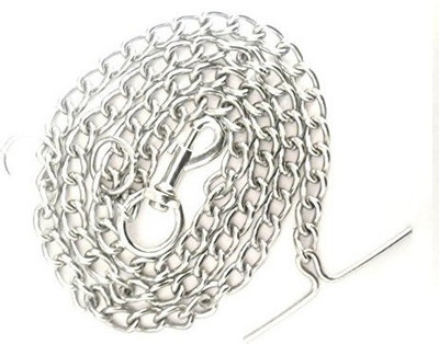 shalimar pets Stainless Steel Heavy Dog Chain NO.8 For Dogs Cm - 57 cm Dog Chain Leash(Steel)