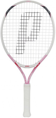 

Prince 7T21W205 - AirO Pink Team 21 Junior Girls Pink Strung Tennis Racquet(G0 - 4 Inches, 220 g)