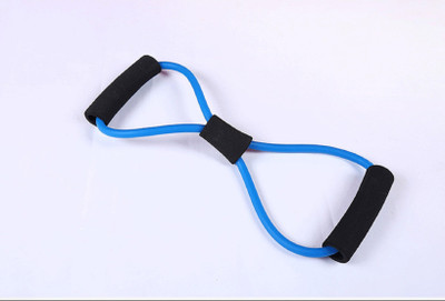 

Bruzone Premium Latex Fitness S10 Resistance Tube(Blue, Black), Black;blue
