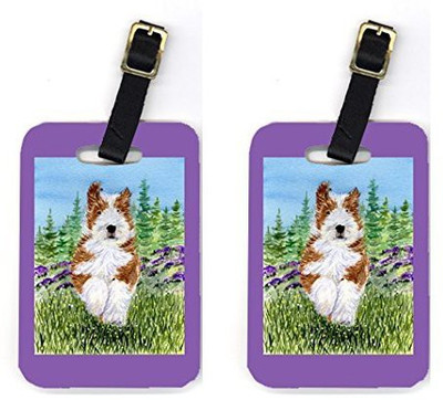 

Caroline's Treasures SS8320BT Pair of 2 Bearded Collie Luggage Tag(Multicolor)