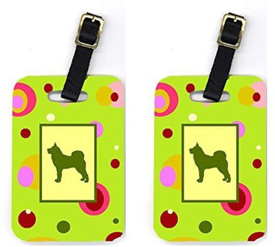 

Caroline's Treasures CK1136BT Karelian Bear Dog Luggage Tag(Multicolor)