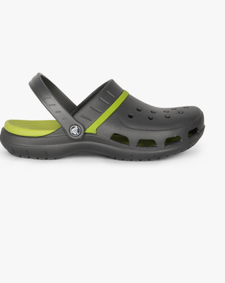 

Crocs Men Graphite/Volt Green Sandals