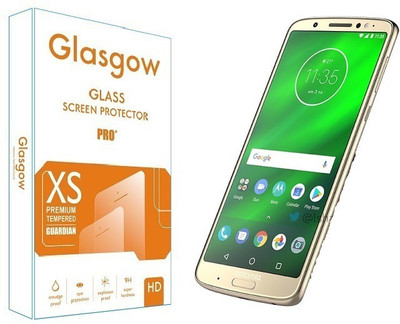 Glasgow Tempered Glass Guard for Motorola Moto G6 Plus(Pack of 1)
