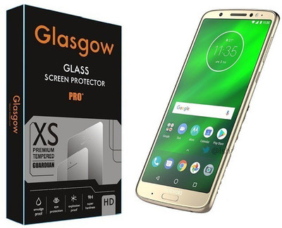 Glasgow Tempered Glass Guard for Motorola Moto G6 Plus(Pack of 1)