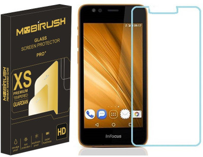 MOBIRUSH Tempered Glass Guard for Infocus A2(Pack of 1)