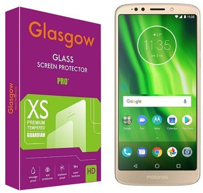 Glasgow Tempered Glass Guard for Motorola Moto G6 Play(Pack of 1)