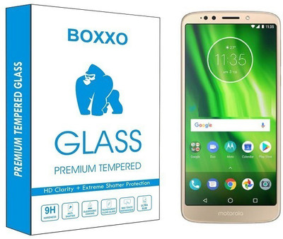 Boxxo Tempered Glass Guard for Motorola Moto G6 Play(Pack of 1)
