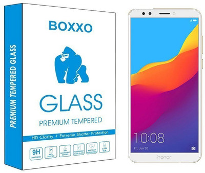 Boxxo Tempered Glass Guard for Honor 7C(Pack of 1)