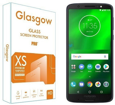 Glasgow Tempered Glass Guard for Motorola Moto G6 Plus(Pack of 1)