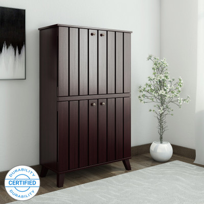 Flipkart Perfect Homes Cole Large Shoe Rack(Brown, 6 Shelves, Knock Down)