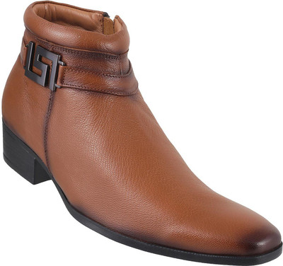 

Mochi Awesome Boots For Men(Tan, 23;tan