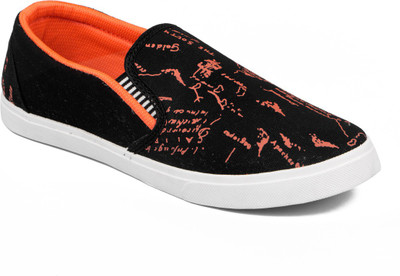 

Asian Casuals For Men(Black, Orange