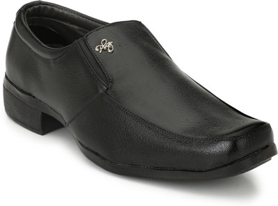

ANNI INTERNATIONAL FORMAL Decent Slip On Shoes For Men (Black) Slip On For Men(Black
