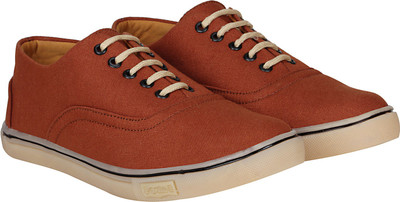 

Kraasa Canvas Sneakers Canvas Shoes For Men(Tan