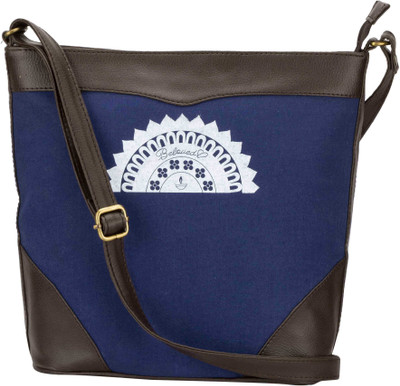 

Beloved Women Blue PU Sling Bag