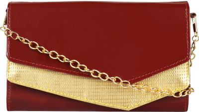 

Nifty Fashion Women Maroon PU, Velvet, Leatherette Sling Bag