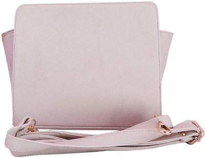 

ASNORA Girls Pink Leatherette Sling Bag