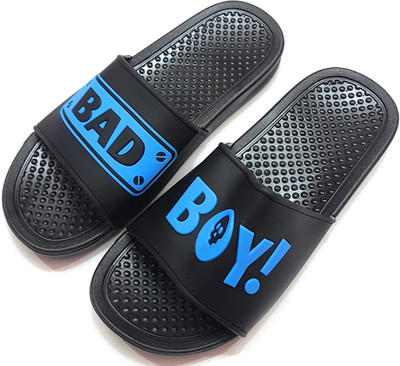 

Angel Fashion Angel Fashion BadBoy-D Slipper for Men Slides, Blue