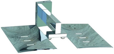 

KORA Dual Steel Soap Dish(Steel Crom)