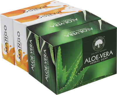 

Old Tree aloe vera and mango soap(120 g, Pack of 4)