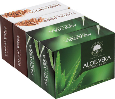 

Old Tree aloe vera and sandalwood soap(120 g, Pack of 4)