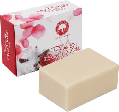 

Old Tree Herbal Soap Rose and Walnut Goat Milk(480 g, Pack of 4)
