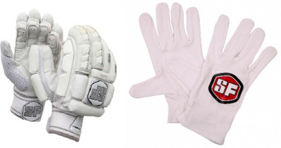 

SF COMBO OF TESTLITE BATTING GLOVES + INNER GOVES Batting Gloves (Men, Multicolor)