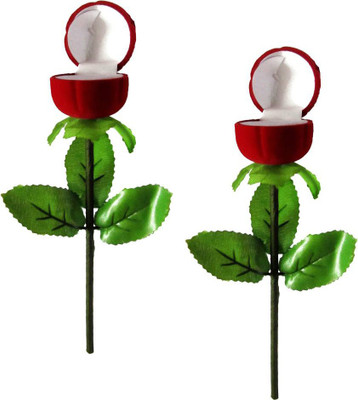 

Aadhya Romantic red rose ring Vanity Box(Maroon)