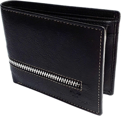 

NUKAICHAU Men Black Genuine Leather Wallet(7 Card Slots), 6 blk 7 coin