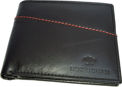 

NUKAICHAU Men Black Genuine Leather Wallet(6 Card Slots), 5 blk 6 card