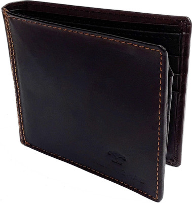 

NUKAICHAU Men Black Genuine Leather Wallet(10 Card Slots), 17 blk brn 10 card revers