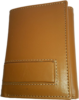 

NUKAICHAU Men Tan Genuine Leather Wallet(5 Card Slots), 74 fld tan 5 coin zip