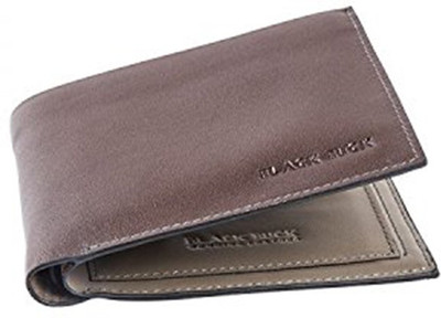 Blackbuck Men Brown Genuine Leather Wallet(3 Card Slots), Coffee