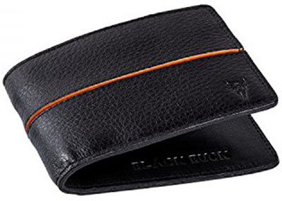 

Blackbuck Men Black Genuine Leather Wallet(3 Card Slots)